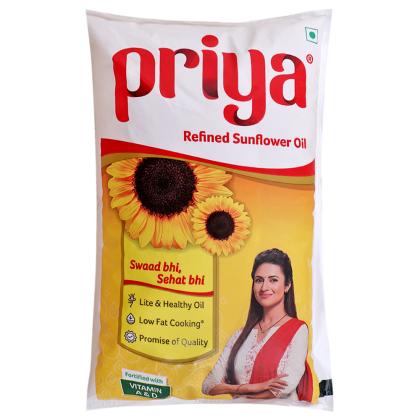 PRIYA REFINED SUNFLOWER OIL	